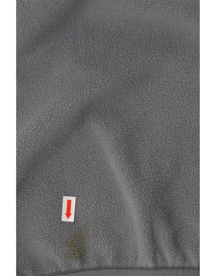 Męski sweter polarowy z kapturem NIKE XL, szary, poliestrowy