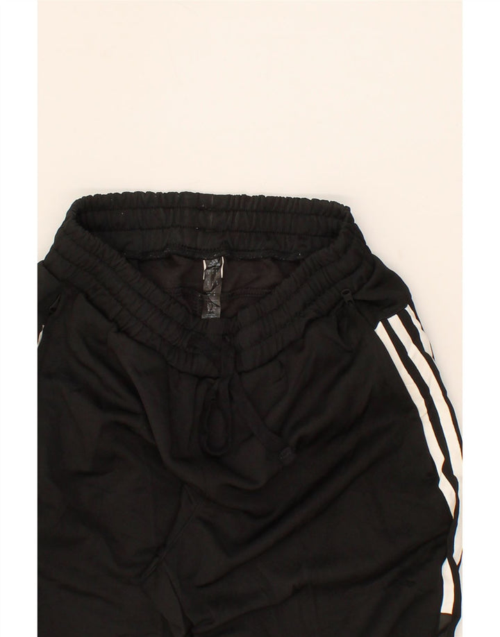 ADIDAS Womens Tracksuit Trousers UK 10 Small Black Polyester Vintage Adidas and Second-Hand Adidas from Messina Hembry 