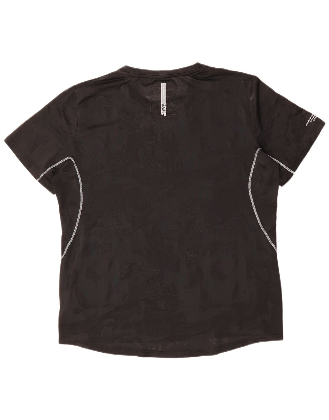 T-shirt męski Superdry Top 2XL, czarny kamuflaż, poliester