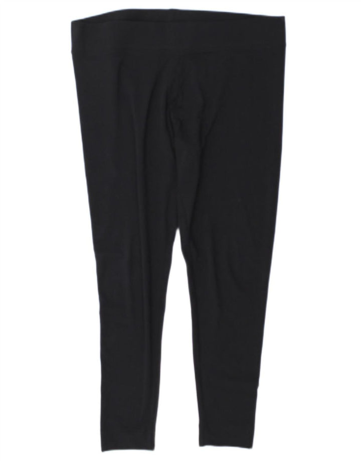 Legginsy damskie Marks & Spencer UK 18 XL, czarne, bawełniane