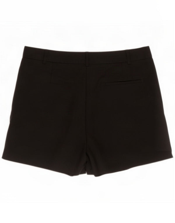 Damskie spodenki codzienne Zara z wysokim stanem UK 14 XL W32 Czarna bawełna