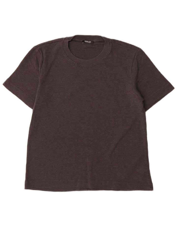 T-shirt damski Massimo Dutti Top UK 10 Small, szary, bawełniany