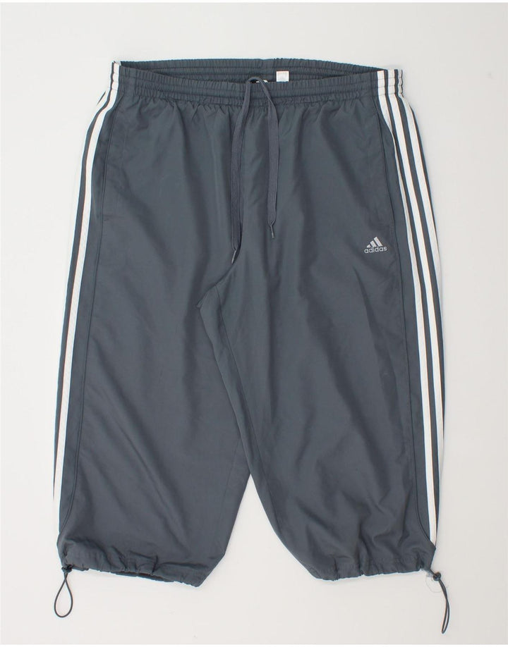 Męskie spodnie dresowe Adidas Capri XL Szary poliester