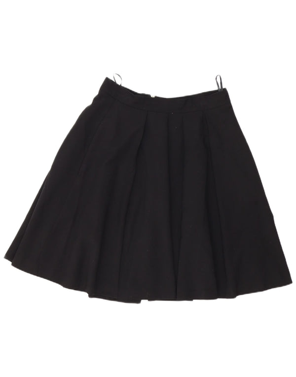 Damska plisowana spódnica w kształcie litery A French Connection UK 12 Medium W28 Czarna