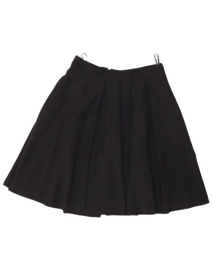 Damska plisowana spódnica w kształcie litery A French Connection UK 12 Medium W28 Czarna