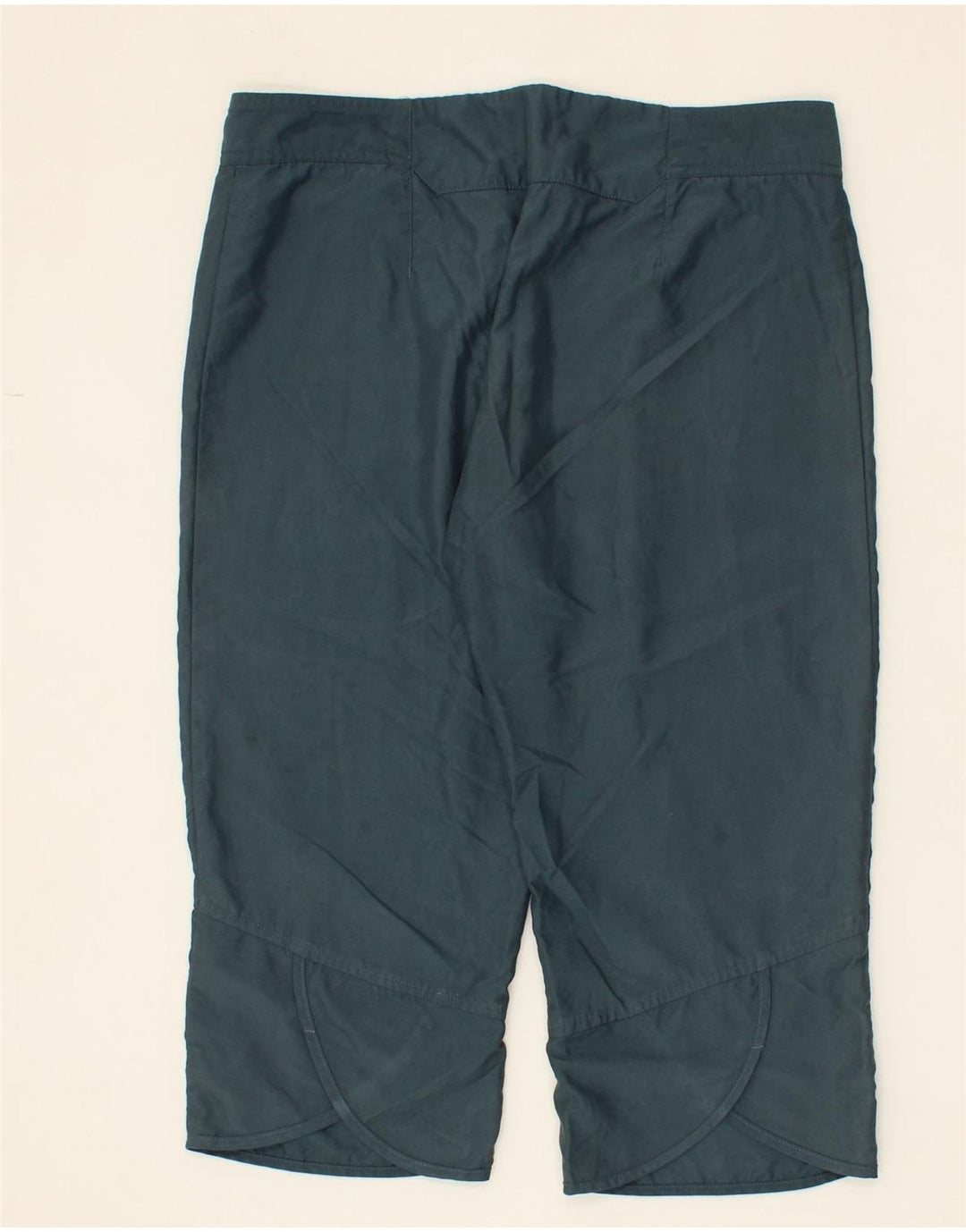 NIKE Womens Capri Trousers US 10 Large W34 L20  Green Polyester Vintage Nike and Second-Hand Nike from Messina Hembry 
