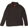 MOSSIMO Mens Zip Neck Jumper Sweater Medium Grey Cotton Vintage Mossimo and Second-Hand Mossimo from Messina Hembry 