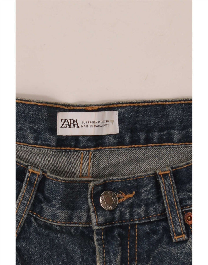 Damskie proste dżinsy Zara EU 44 XL W34 L32 Niebieskie