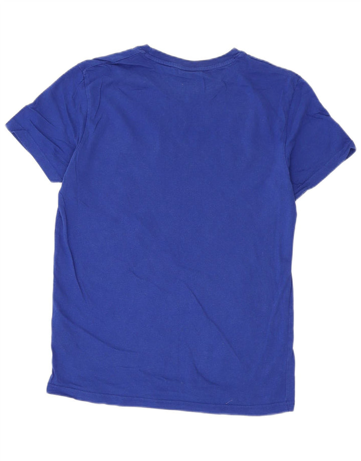 T-shirt męski Superdry, bawełniany, średni niebieski
