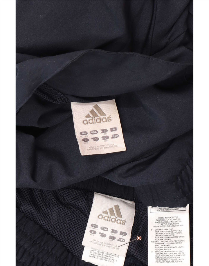 Adidas Męski pełny dres UK 42/44 Duży granatowy poliester
