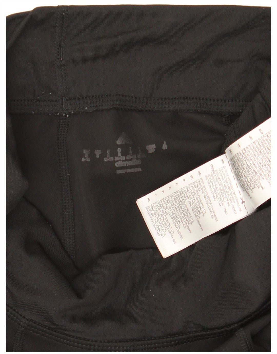 Legginsy damskie Adidas UK 8/10, małe, czarne, poliestrowe