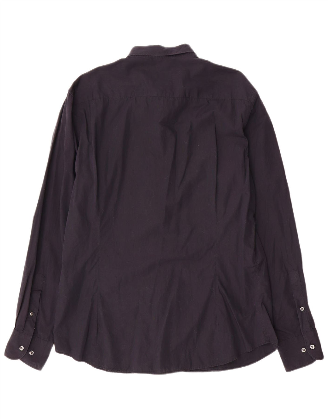 Koszula męska MASSIMO DUTTI Slim Fit XL, granatowa, bawełniana