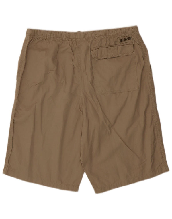 Sergio Tacchini Mens Chino Shorts IT 50 Large W32 Beige Cotton