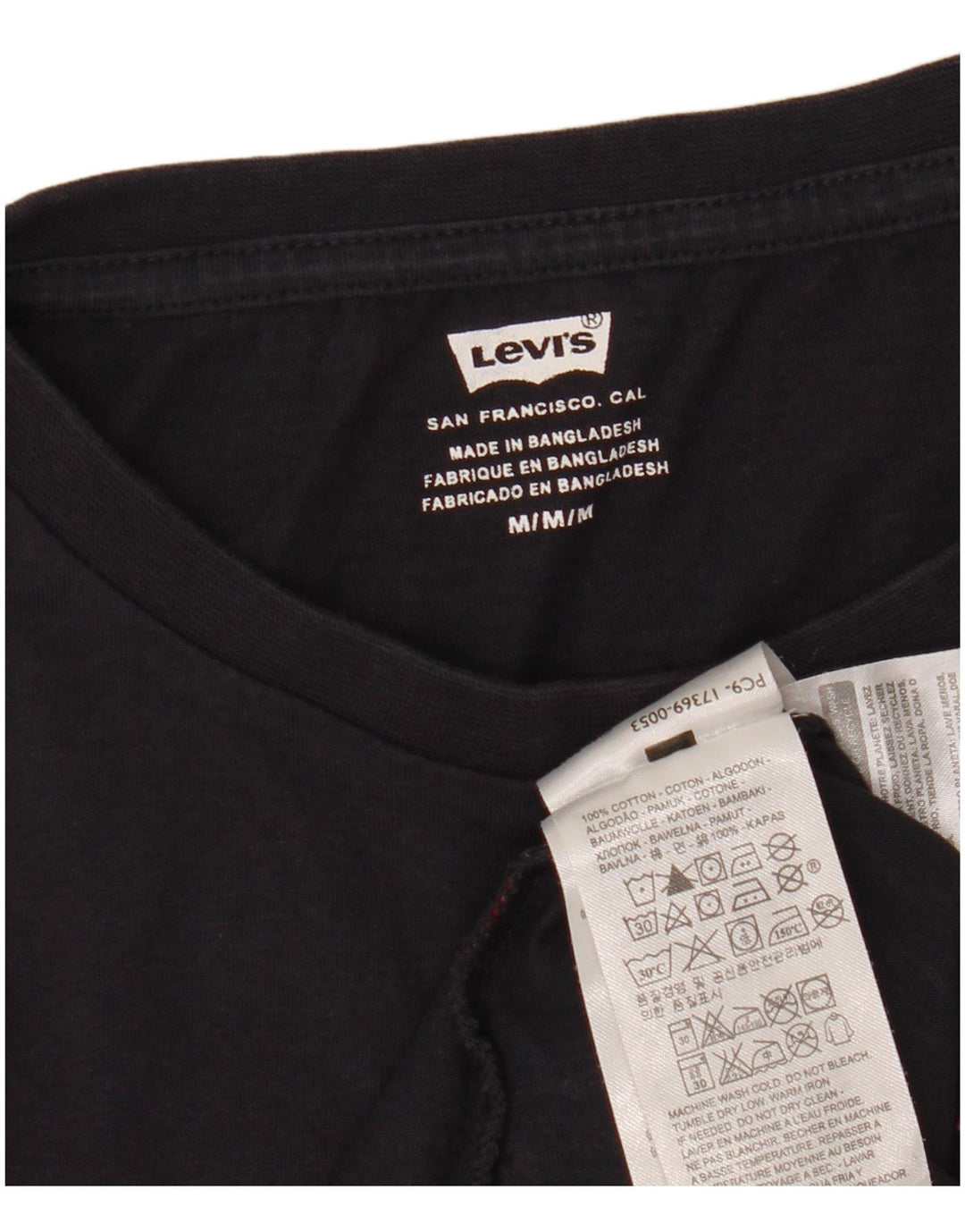 Damska koszulka z grafiką LEVI'S Top UK 12, średnia, granatowa, bawełniana