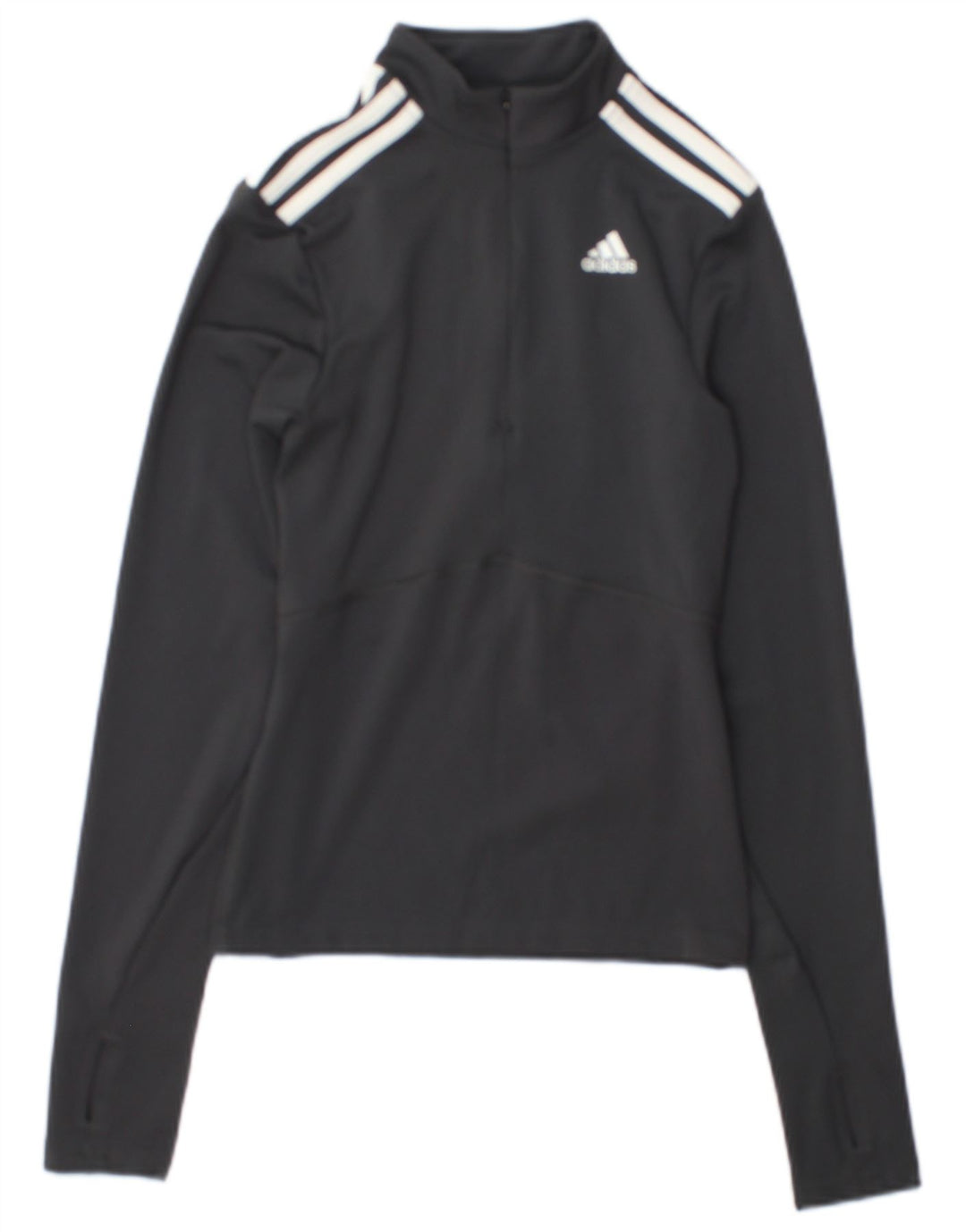Damski dres Adidas z zamkiem błyskawicznym na szyi, UK 4/6 XS, szary, blok kolorów