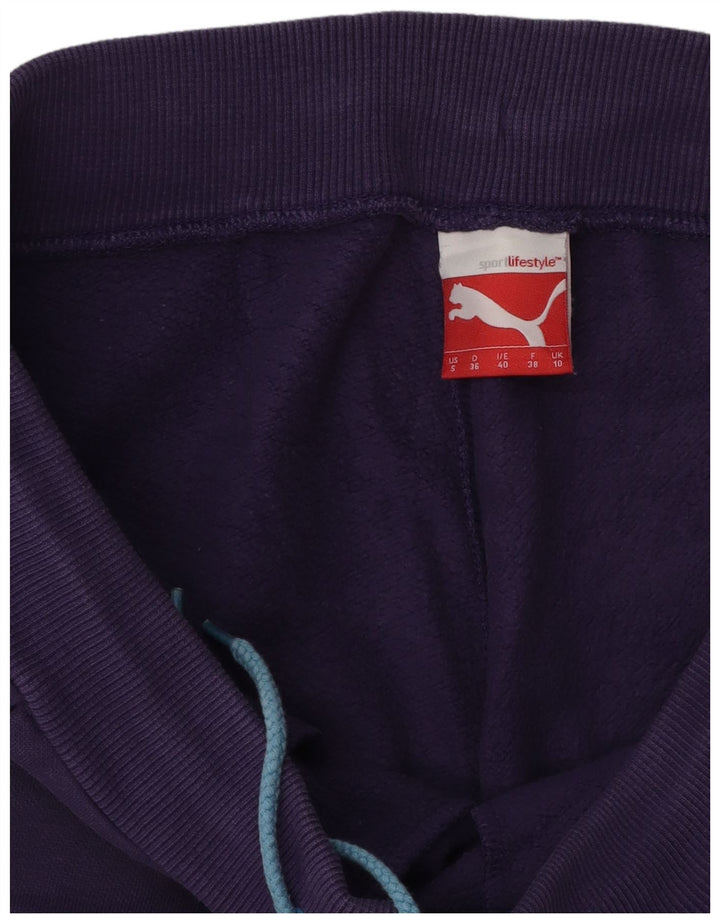 Damskie spodnie dresowe Puma Joggers UK 10 Small Purple Colorblock
