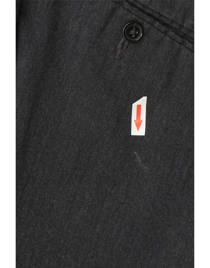 Męskie spodnie chino Marks & Spencer Slim Fit W34 L29 Granatowy poliester