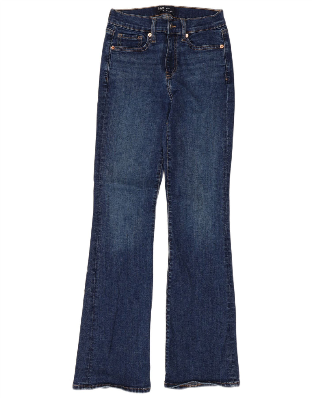 Jeansy damskie Gap Bootcut W24 L29 Granatowe, bawełniane