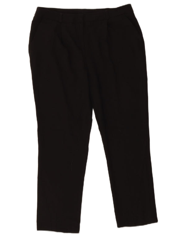 Spodnie damskie M&Co Slim Chino UK 12 Medium W32 L25 Czarny poliester