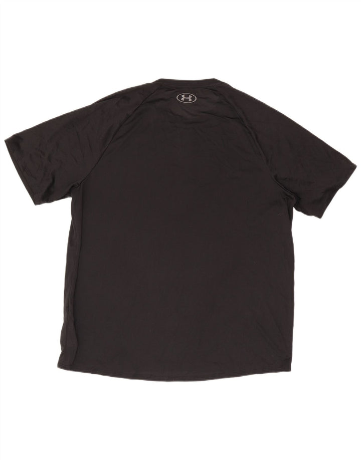 Under Armour Męski T-shirt Top XL, czarny, poliester