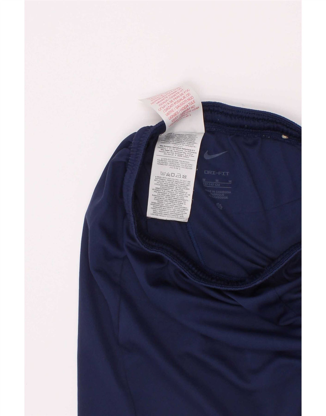 Chłopięce spodenki sportowe Nike Dri Fit 10-11 lat, średni granatowy poliester