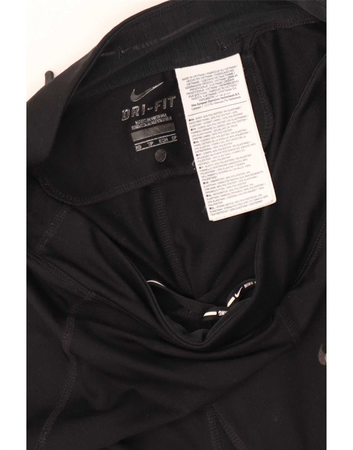 Damskie legginsy Nike Dri Fit UK 4 XS, czarny poliester