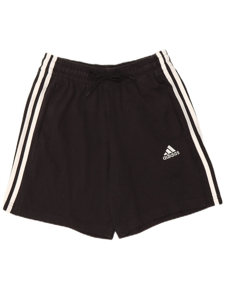 Męskie spodenki sportowe Adidas, małe, czarne, bawełniane