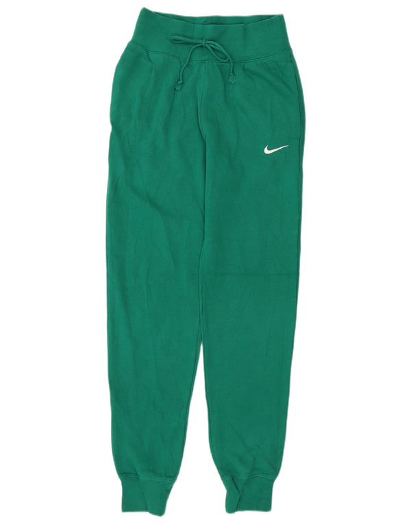 Damskie spodnie dresowe Nike Joggers UK 4 XS Zielona bawełna