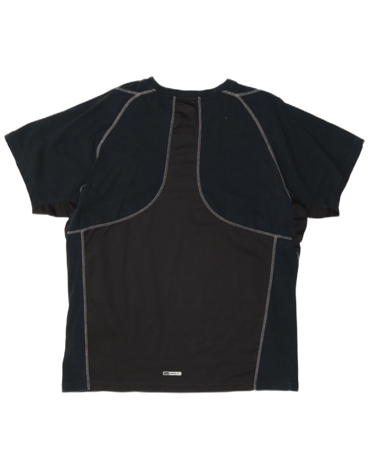 T-shirt męski Puma Top XL, granatowy, z blokami kolorów