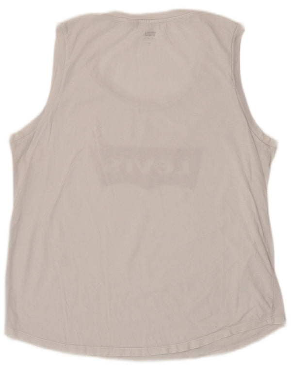 Damska kamizelka z grafiką Levi's Top UK 12 Medium White
