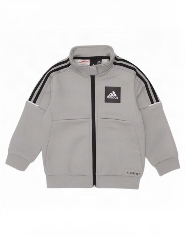 Kurtka dresowa Adidas Baby Boys Aeroready 18-24 miesięcy Szary poliester