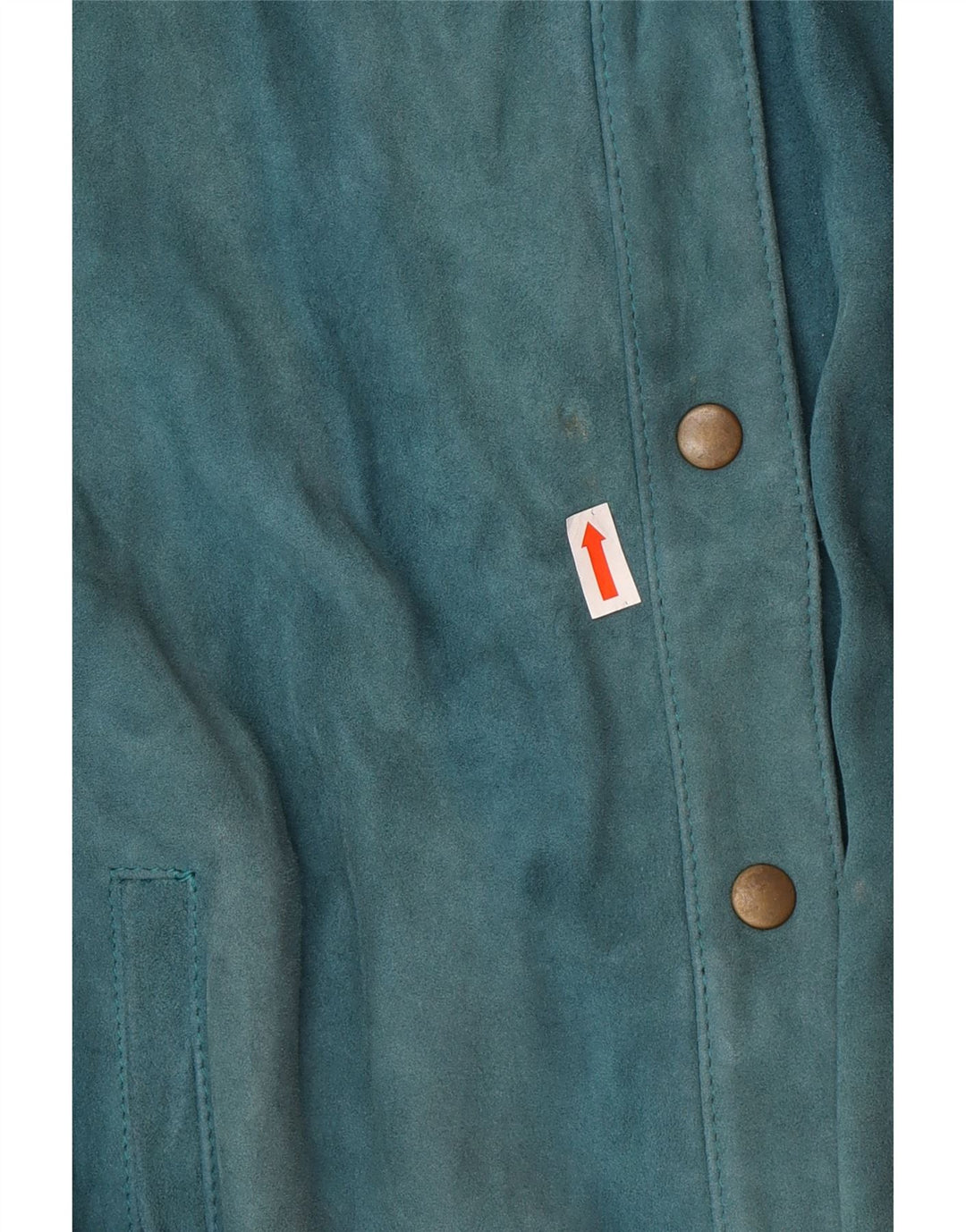 Damska kurtka bomberka w stylu vintage EU 36, mała, zielona, z blokami kolorów