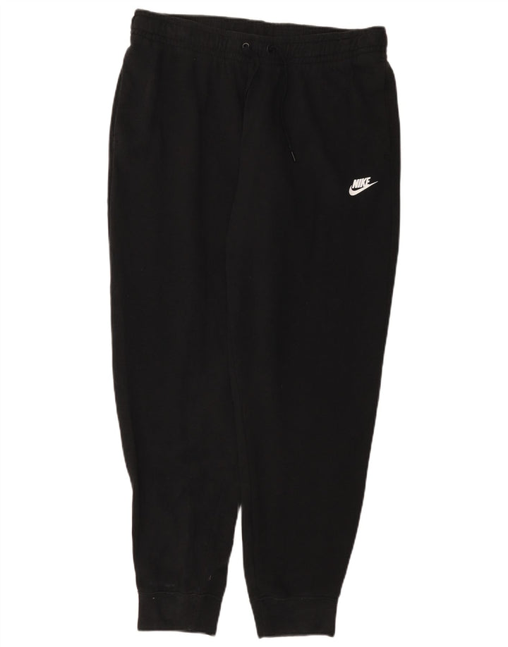 Męskie spodnie dresowe Nike, duże, czarne, bawełniane