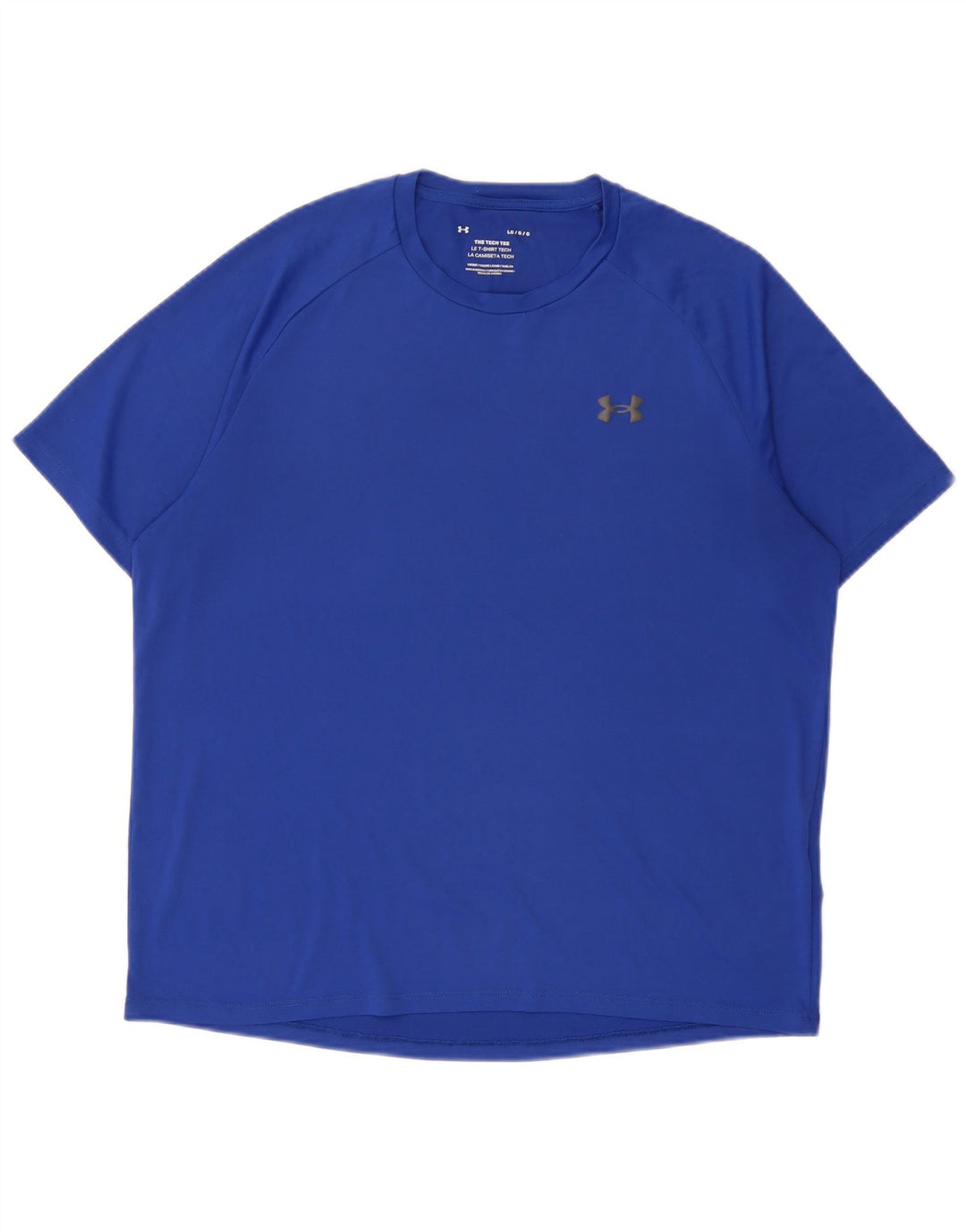 Under Armour Męski T-shirt Top, duży, niebieski, poliester