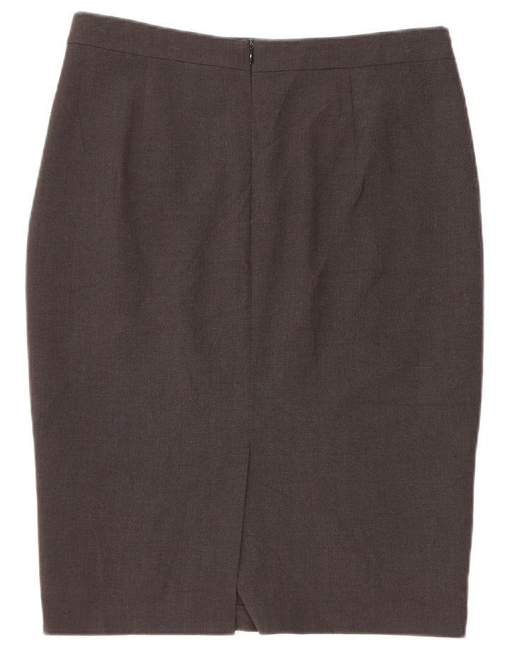 Marks & Spencer Damska spódnica ołówkowa UK 10 Small W30 Szary poliester