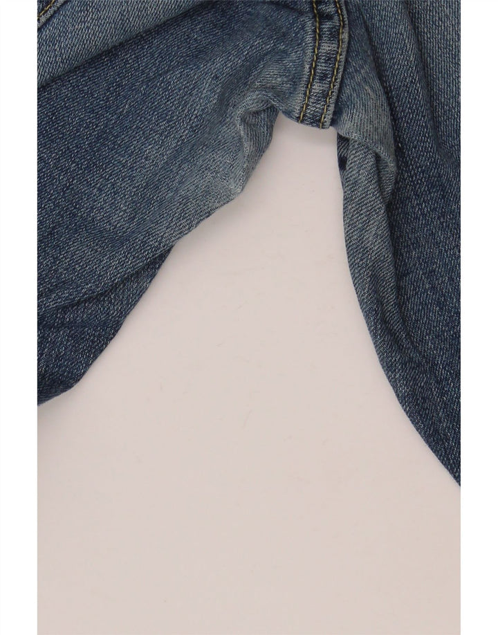 Damskie jeansy Levi's Mid Rise Slim US 8 Medium W28 L28 Niebieska bawełna