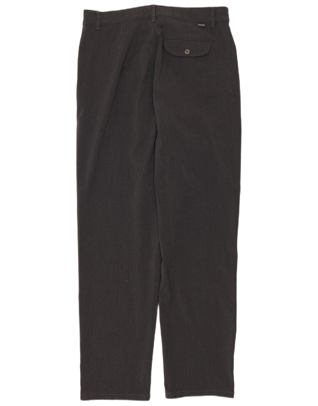 Męskie proste spodnie casual Guess W32 L29 Szary poliester