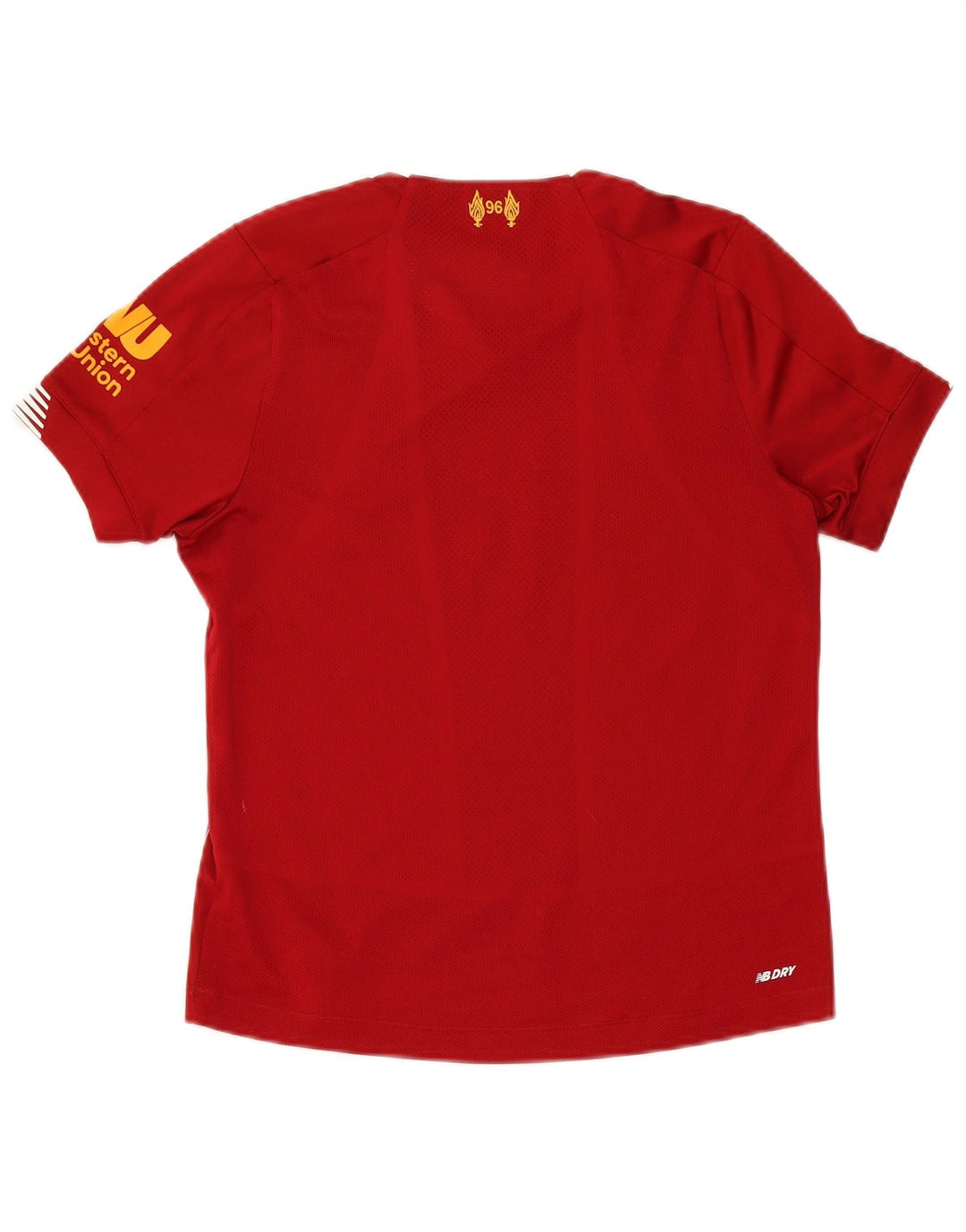 NEW BALANCE Girls Graphic T-Shirt Top 9-10 Years Medium Red Polyester