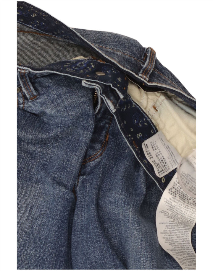 Damskie jeansy Levi's 525 Straight W30 L32 Niebieskie bawełniane