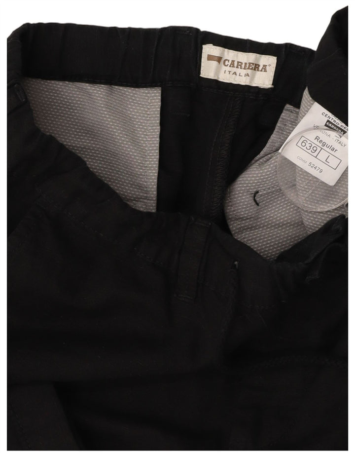 Spodenki Chino CARRERA Męskie VERONA, duże W36, czarne, bawełniane