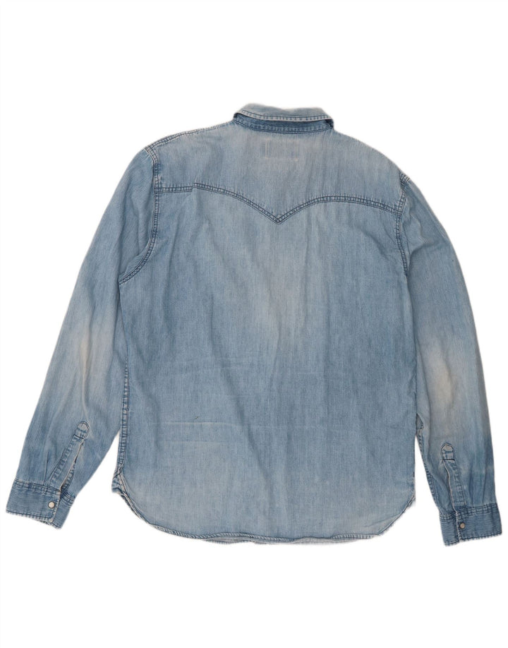 Męska koszula dżinsowa Levi's XL, niebieska, bawełniana