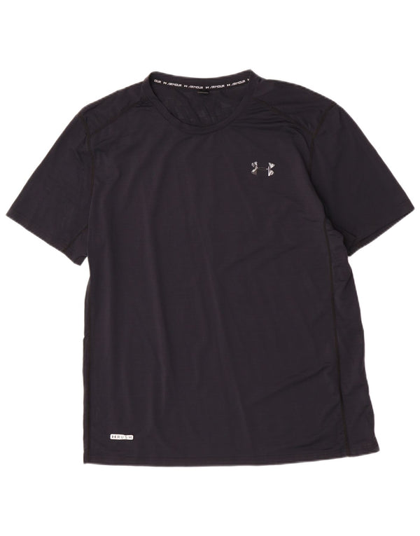 Under Armour Womens T-Shirt Top UK 22 3XL Black Sports