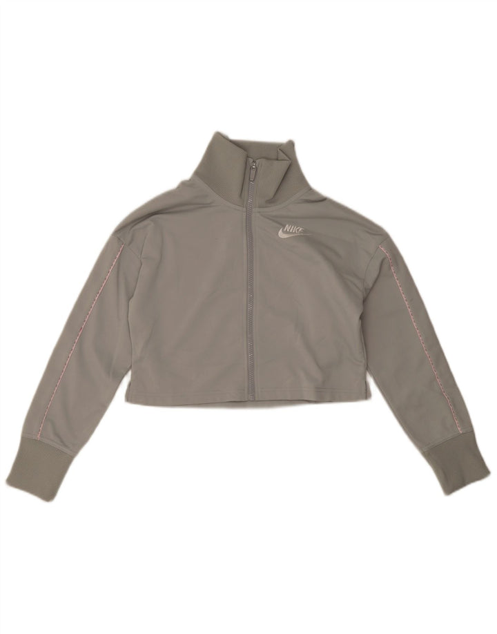 Kurtka dziewczęca Nike Crop Tracksuit Top 12-13 lat, duża, szara, poliester