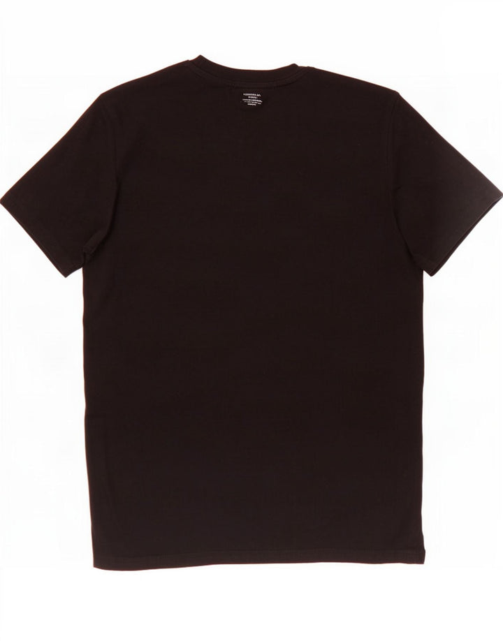 Męski T-shirt Champion z grafiką, mały, czarny, bawełniany
