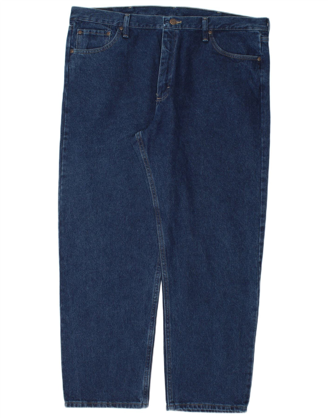Męskie proste jeansy Wrangler W40 L30, granatowe, bawełniane