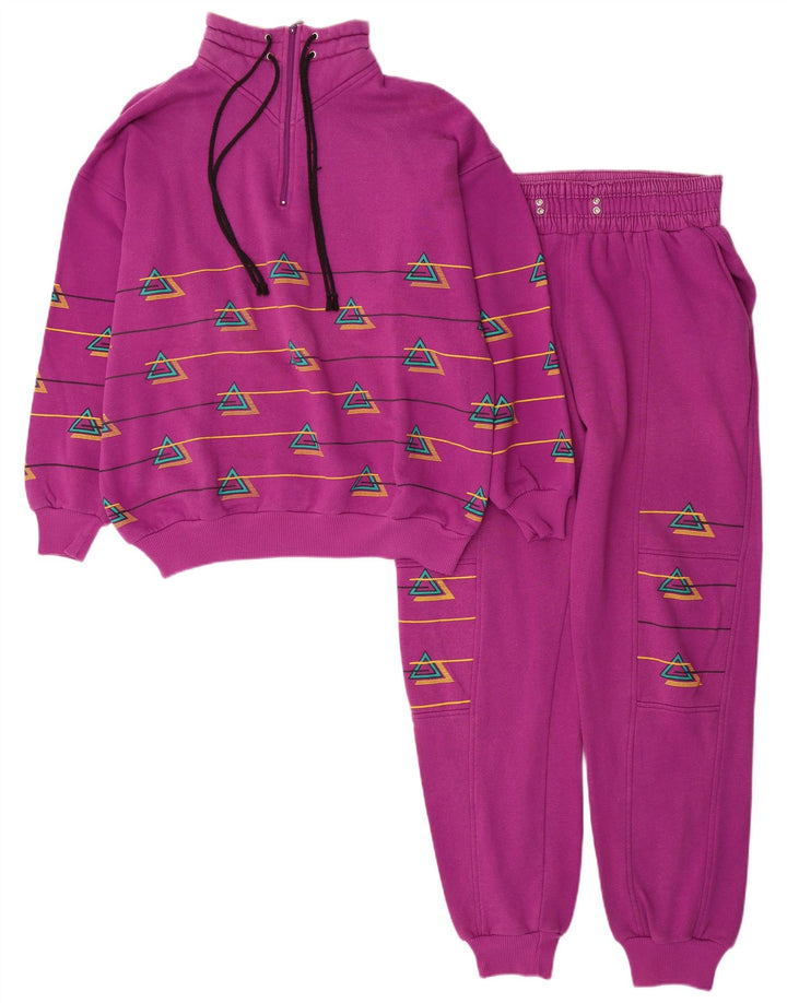 Rodeo damski graficzny pełny dres EU 40 średni różowy geometryczny retro