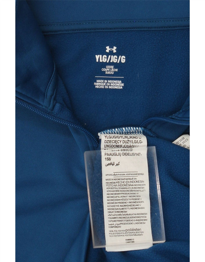 Bluza chłopięca UNDER ARMOUR z zamkiem błyskawicznym, 11-12 lat, duża, niebieska