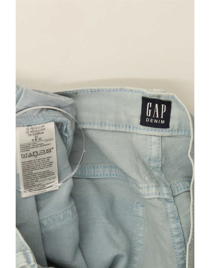 Damskie jeansy Gap Cropped W32 L26 Niebieskie bawełniane
