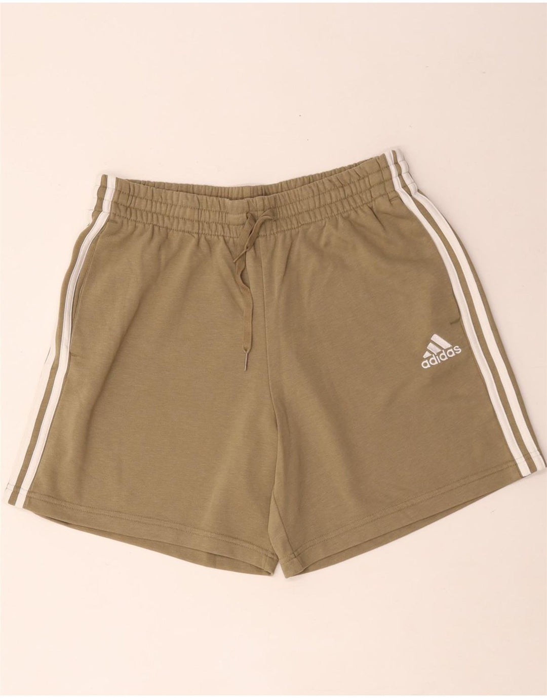 Męskie spodenki sportowe Adidas, duże, zielone, bawełniane