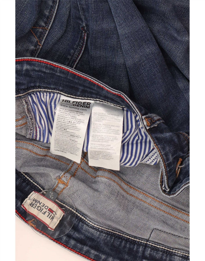 Damskie jeansy slim Tommy Hilfiger W34 L32 Niebieskie bawełniane